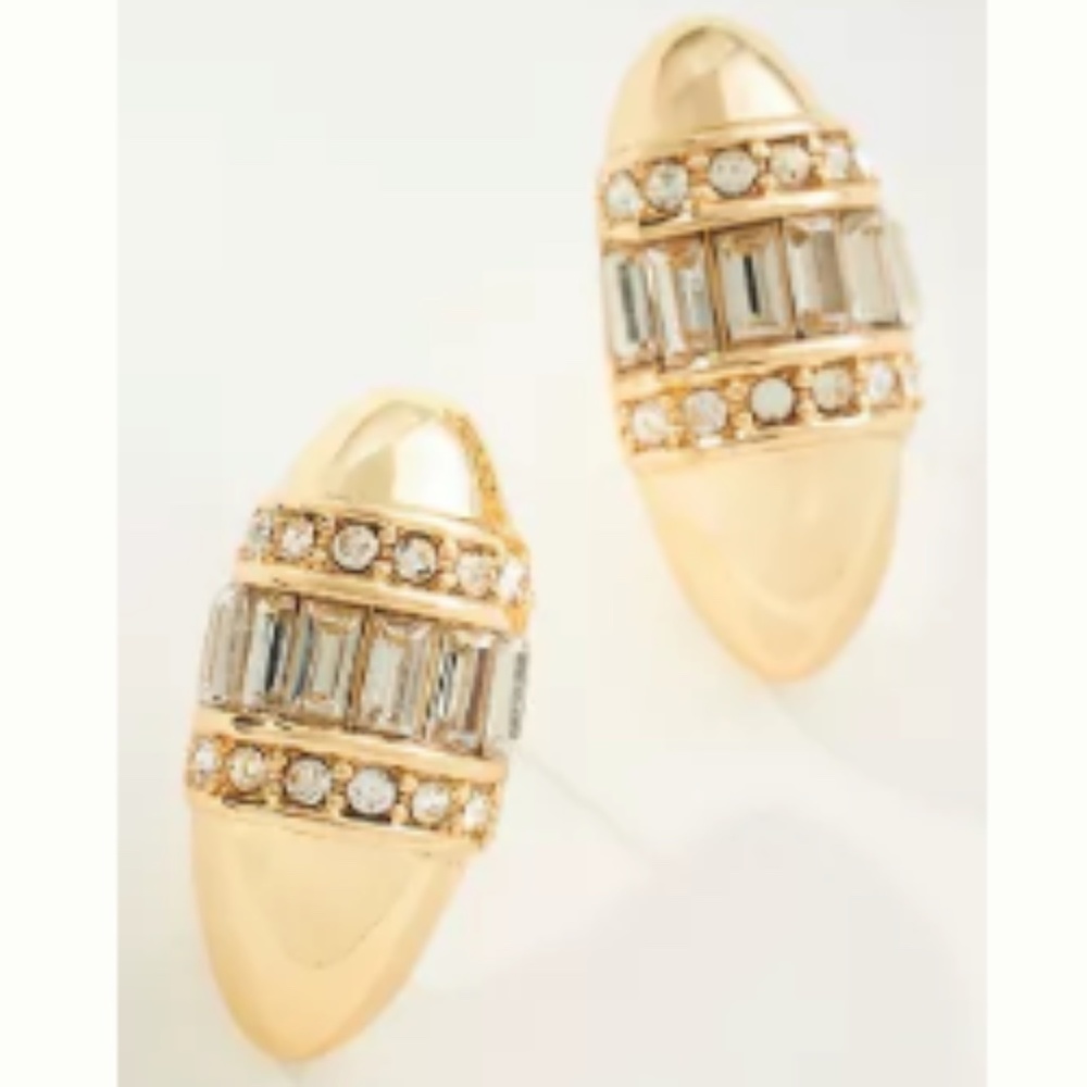 Anthropologie - NWT - Gold "Vintage Pill- Earrings